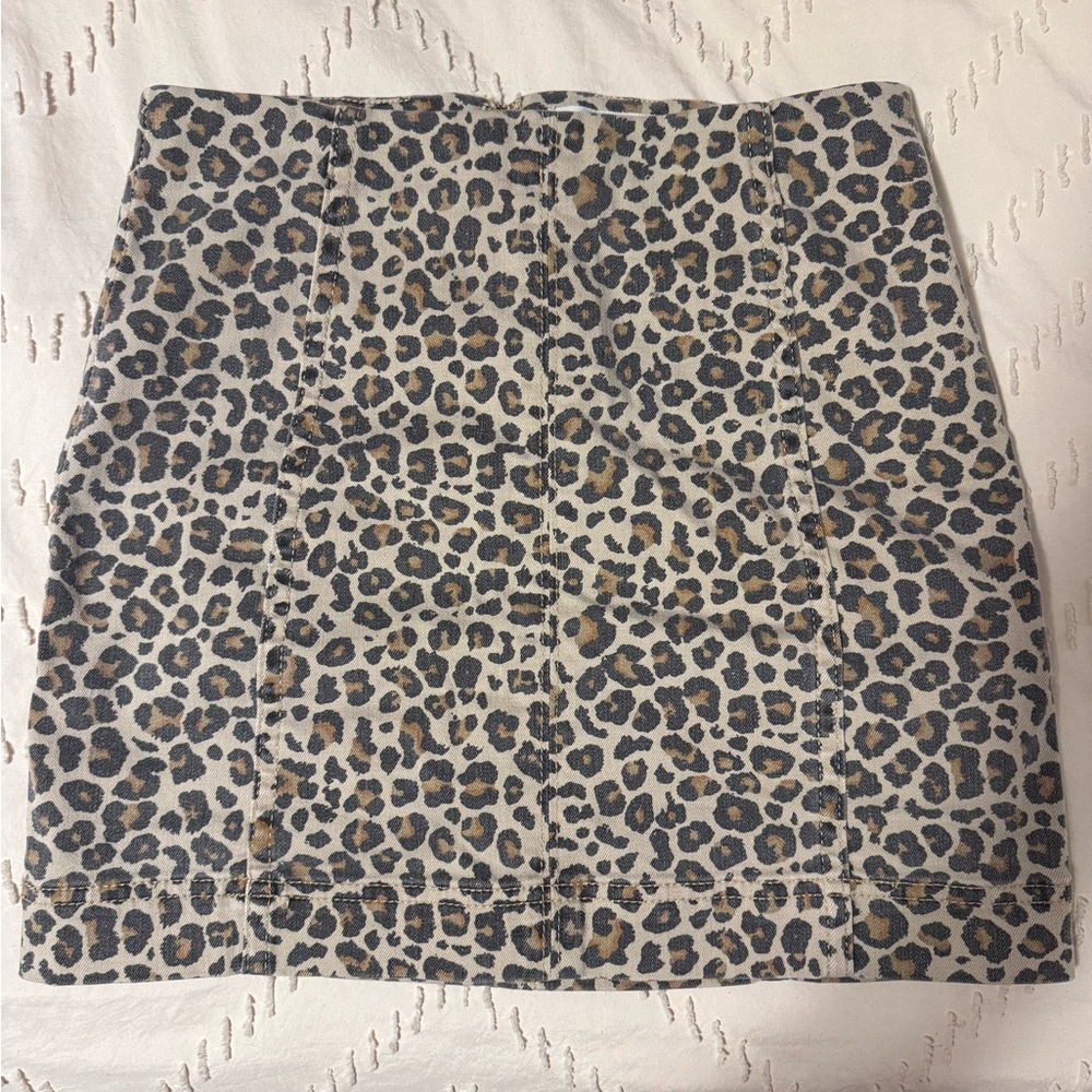 cheetah mini skirt